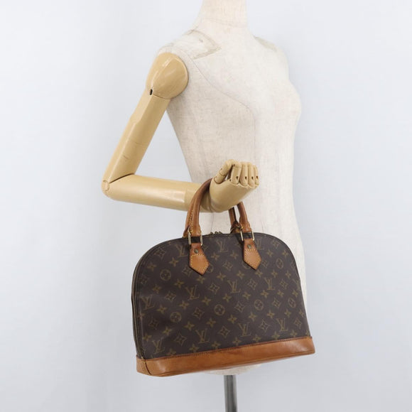 LOUIS VUITTON Monogram Alma Hand Bag M51130 LV Auth BA12691