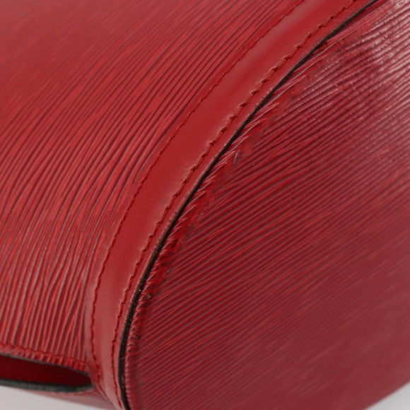 LOUIS VUITTON Epi Saint Jacques Shopping Shoulder Bag Red M52277 LV Auth BA12697