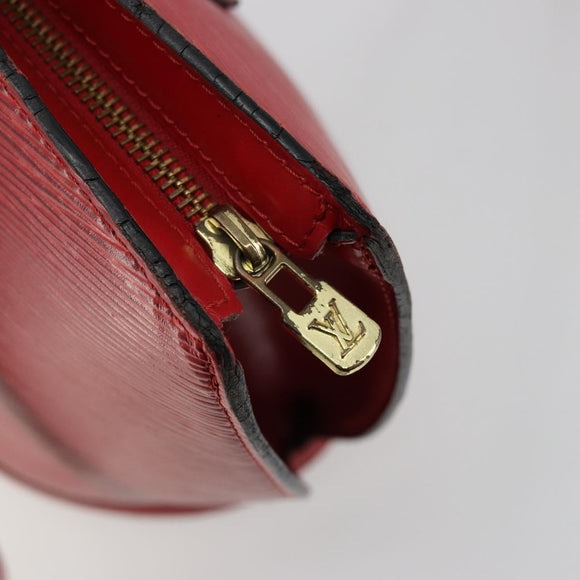 LOUIS VUITTON Epi Saint Jacques Shopping Shoulder Bag Red M52277 LV Auth BA12697