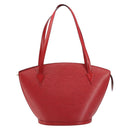 LOUIS VUITTON Epi Saint Jacques Shopping Shoulder Bag Red M52277 LV Auth BA12697-13