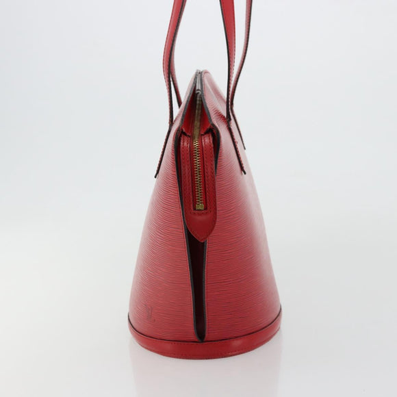 LOUIS VUITTON Epi Saint Jacques Shopping Shoulder Bag Red M52277 LV Auth BA12697