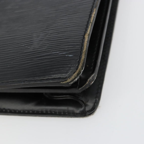 LOUIS VUITTON Epi Serviette Conseiller Business Bag Black M54422 LV Auth BA12698