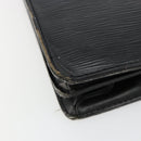 LOUIS VUITTON Epi Serviette Conseiller Business Bag Black M54422 LV Auth BA12698-17