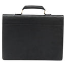 LOUIS VUITTON Epi Serviette Conseiller Business Bag Black M54422 LV Auth BA12698-2