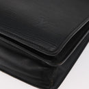 LOUIS VUITTON Epi Serviette Conseiller Business Bag Black M54422 LV Auth BA12699-15