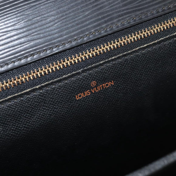 LOUIS VUITTON Epi Serviette Conseiller Business Bag Black M54422 LV Auth BA12699