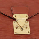 LOUIS VUITTON Epi Monceau 28 Hand Bag Brown M52123 LV Auth BA12701-18