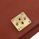 LOUIS VUITTON Epi Monceau 28 Hand Bag Brown M52123 LV Auth BA12701-20