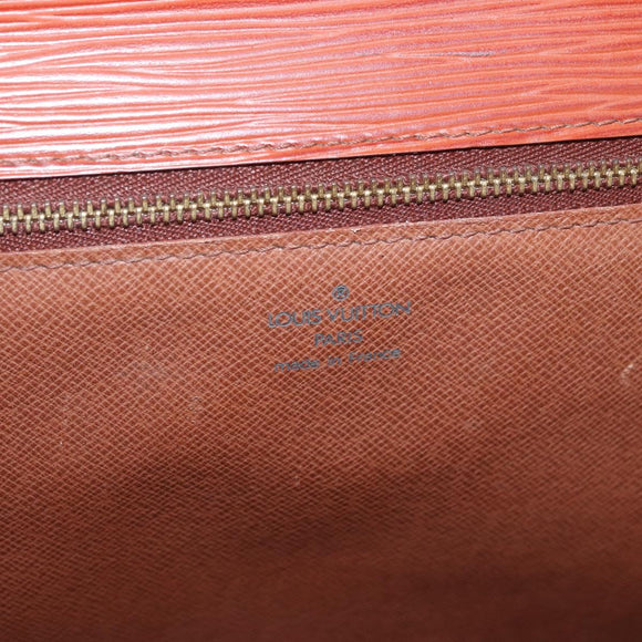 LOUIS VUITTON Epi Monceau 28 Hand Bag Brown M52123 LV Auth BA12701
