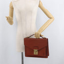 LOUIS VUITTON Epi Monceau 28 Hand Bag Brown M52123 LV Auth BA12701-27
