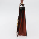 LOUIS VUITTON Epi Monceau 28 Hand Bag Brown M52123 LV Auth BA12701-3