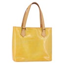 LOUIS VUITTON Monogram Vernis Houston Handtasche Gris M91053 LV Auth BA12703-1