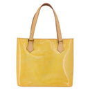 LOUIS VUITTON Monogram Vernis Houston Handtasche Gris M91053 LV Auth BA12703-13