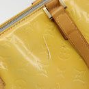 LOUIS VUITTON Monogram Vernis Columbus Tote Bag Gris M91028 LV Auth BA12704-8