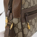 GUCCI GG Supreme Web Sherry Line Bag PVC Beige Gold 24 02 005 Auth BA12706-15