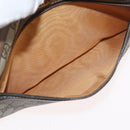 GUCCI GG Supreme Web Sherry Line Bag PVC Beige Gold 24 02 005 Auth BA12706-23