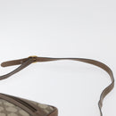 GUCCI GG Supreme Web Sherry Line Bag PVC Beige Gold 24 02 005 Auth BA12706-8
