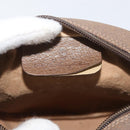 GUCCI GG Supreme Umhängetasche PVC Beige Gold 116 02 606 Auth BA12707-10