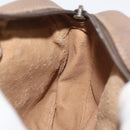 GUCCI GG Supreme Umhängetasche PVC Beige Gold 116 02 606 Auth BA12707-19