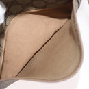 GUCCI GG Supreme Umhängetasche PVC Beige Gold 116 02 606 Auth BA12707-21