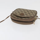 GUCCI GG Supreme Umhängetasche PVC Beige Gold 116 02 606 Auth BA12707-6