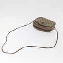 GUCCI GG Supreme Umhängetasche PVC Beige Gold 116 02 606 Auth BA12707-7