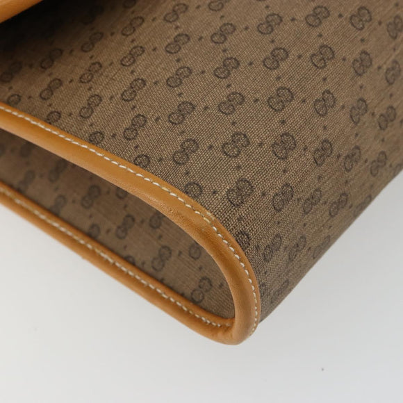GUCCI Micro GG Supreme Shoulder Bag PVC Beige Gold 004 58 0264 Auth BA12708