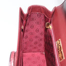 CARTIER Must Line Hand Bag Leather Bordeaux Gold Auth BA12715-22