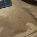 Salvatore Ferragamo Gancini Tote Bag Canvas Black Silver Auth BA12719-17