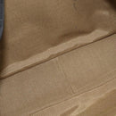 Salvatore Ferragamo Gancini Tote Bag Canvas Black Silver Auth BA12719-18