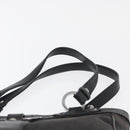 Salvatore Ferragamo Gancini Tote Bag Canvas Black Silver Auth BA12719-8