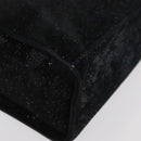 Gianni Versace Hand Bag Suede Black Gold Auth BA12723A-8