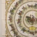 HERMES Carre 90 Scarf Silk White Auth BA12724V-5