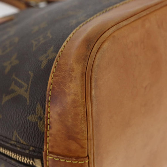 LOUIS VUITTON Monogram Alma Hand Bag M51130 LV Auth BA12727