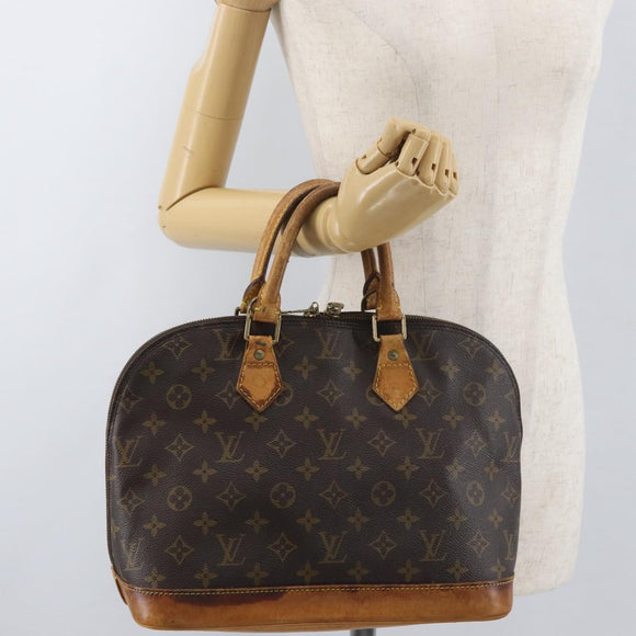 LOUIS VUITTON Monogram Alma Hand Bag M51130 LV Auth BA12727