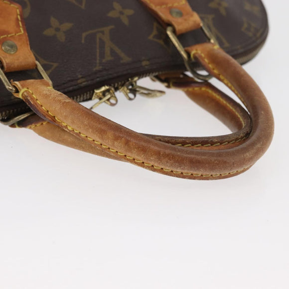 LOUIS VUITTON Monogram Alma Hand Bag M51130 LV Auth BA12727