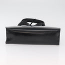 Salvatore Ferragamo Gancini Tote Bag Patent Leather Black Silver Auth BA12729-5