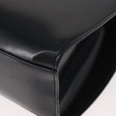 Salvatore Ferragamo Gancini Tote Bag Patent Leather Black Silver Auth BA12729-16