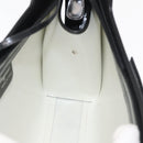 Salvatore Ferragamo Gancini Tote Bag Patent Leather Black Silver Auth BA12729-21
