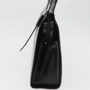 Salvatore Ferragamo Gancini Tote Bag Patent Leather Black Silver Auth BA12729-3