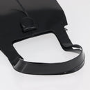 Salvatore Ferragamo Gancini Tote Bag Patent Leather Black Silver Auth BA12729-7