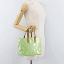 LOUIS VUITTON Monogram Vernis Reade PM Bag Peppermint M91307 LV Auth BA12731-23