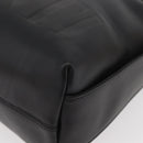 VALENTINO Hand Bag Leather Black Gold Auth BA12733A-14