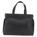 VALENTINO Hand Bag Leather Black Gold Auth BA12733A-13