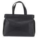 VALENTINO Hand Bag Leather Black Gold Auth BA12733A-2