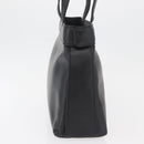 VALENTINO Hand Bag Leather Black Gold Auth BA12733A-4