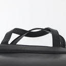 VALENTINO Hand Bag Leather Black Gold Auth BA12733A-8