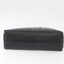 VALENTINO Hand Bag Leather Black Gold Auth BA12733A-5