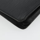 LOUIS VUITTON Epi Serie Dragonne Clutch Bag Black Noir M52612 LV Auth BA12736-16