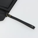 LOUIS VUITTON Epi Serie Dragonne Clutch Bag Black Noir M52612 LV Auth BA12736-8